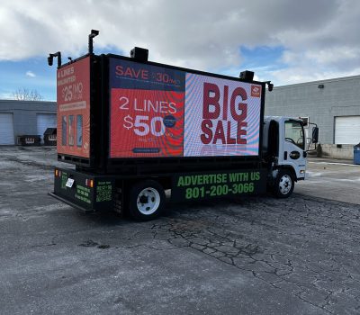 Advertising truck rental Utah